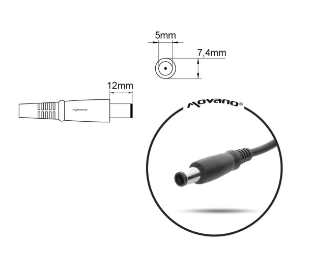 MITSU HP COMPAQ 19V 4.74A ZM/HP19474P - 1461775 - zdjęcie 3